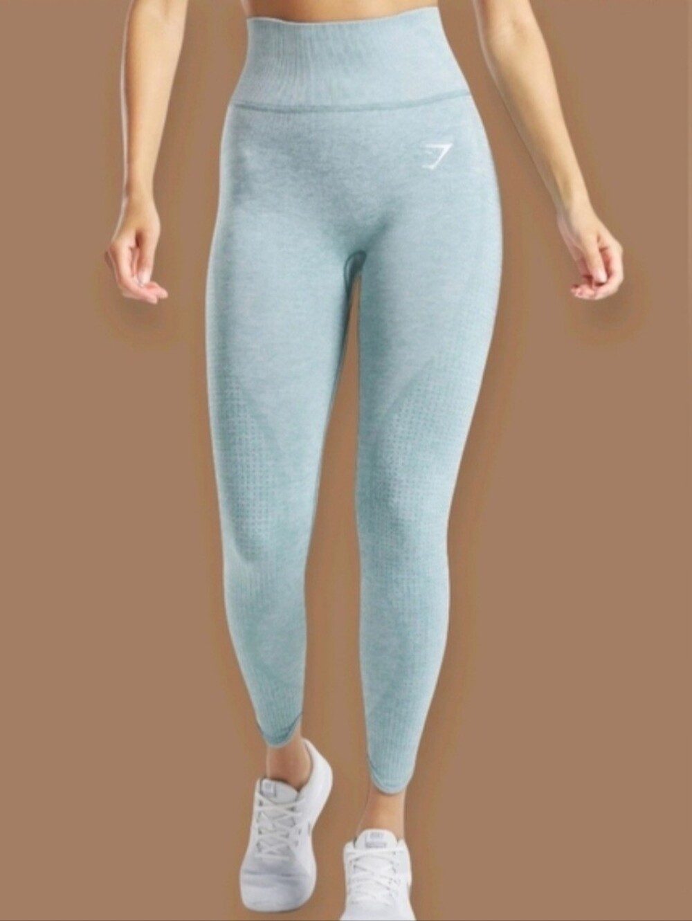 Gymshark Vital Seamless Mint Light Green Marl High Waisted Leggings Size Medium
